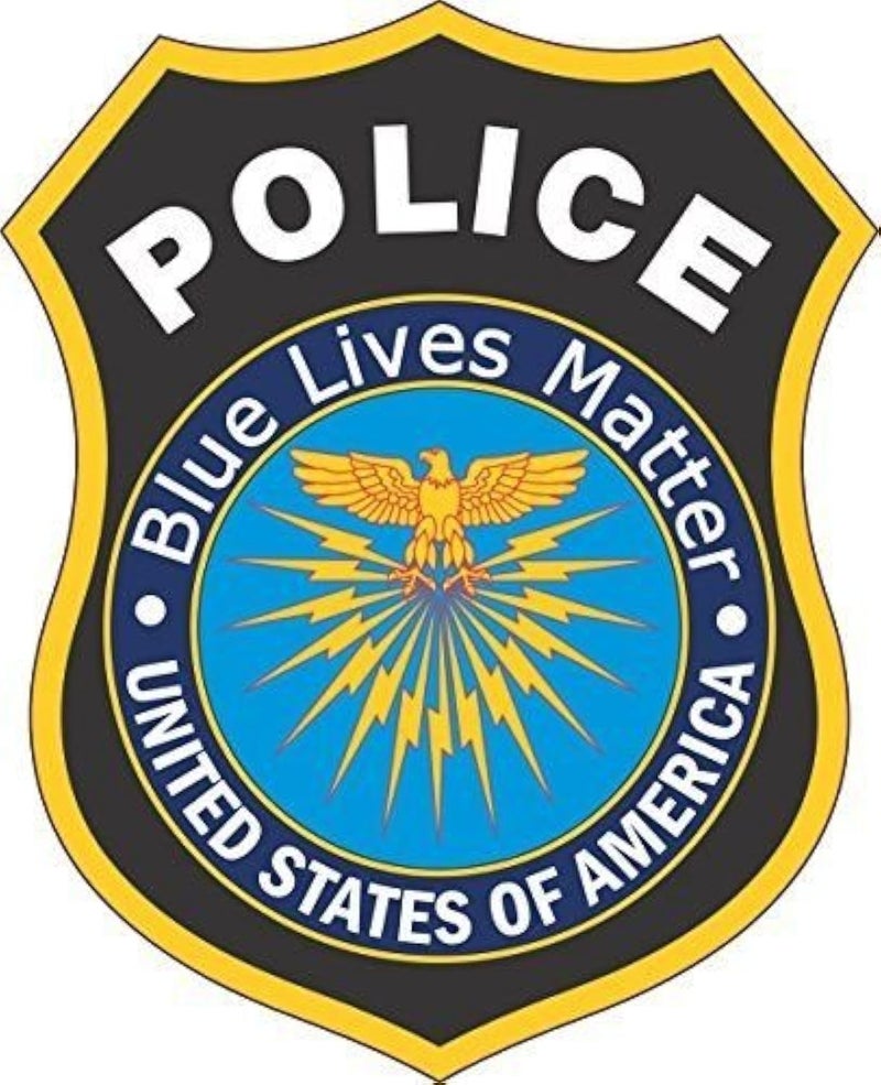 StickerTalk Blue Lives Matter Vinyl Sticker, 4 inches by 5 inches
